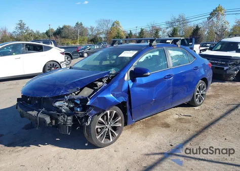 2018 Toyota Corolla Xse z USA, uszkodzony, nr VIN 2T1BURHE9JC110022